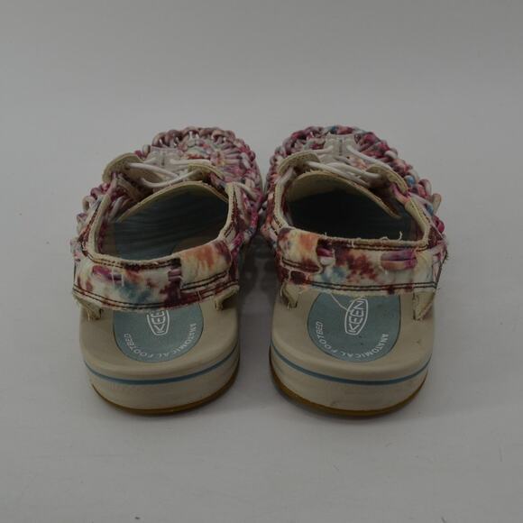 Keen Uneek Canvas Womens Sz 9 Cord Classic Sandals Tie-dye - Picture 11 of 13